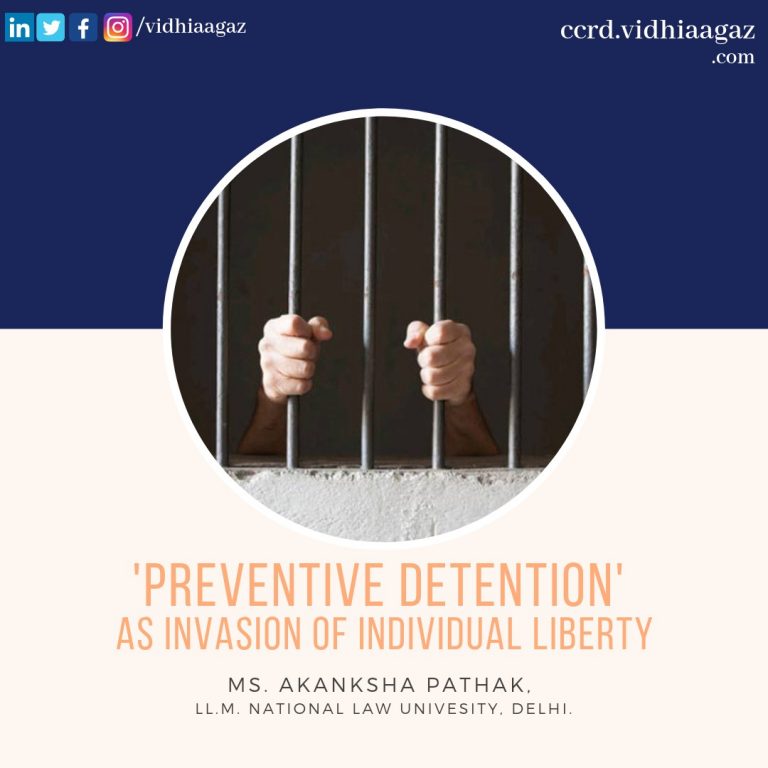 Preventive Detention